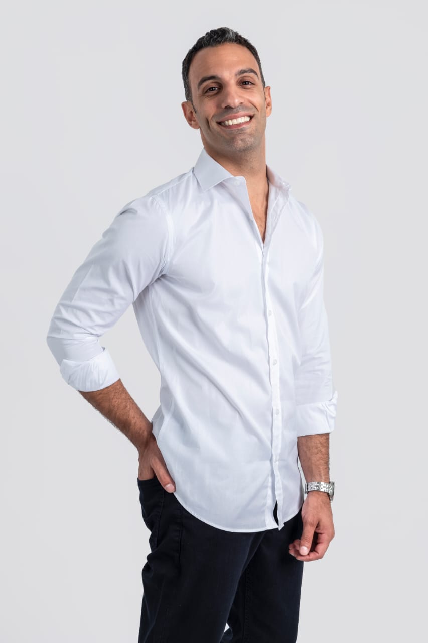 Cotton long sleeves regular fit-classic plain white shirt (RSC-10)