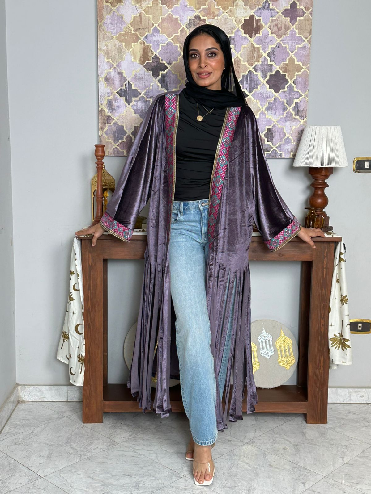 tamara tassels kaftan