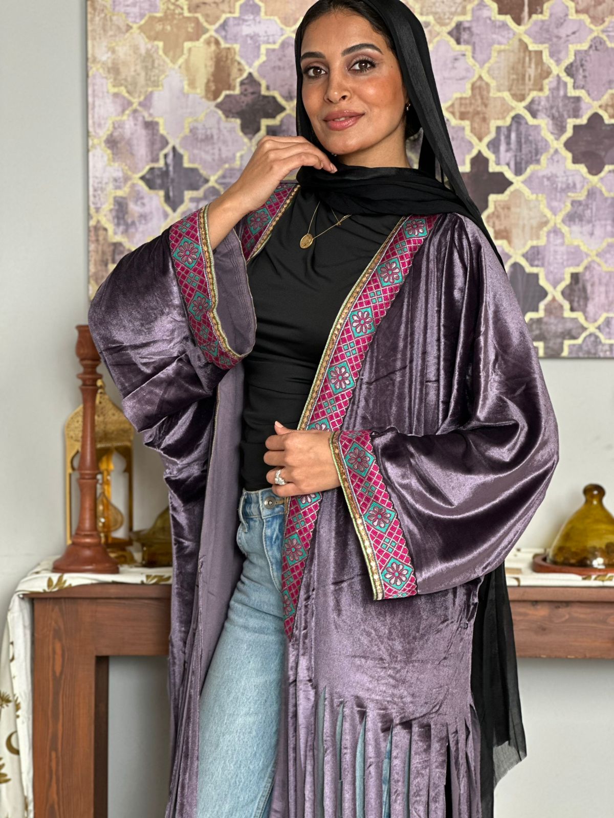 tamara tassels kaftan