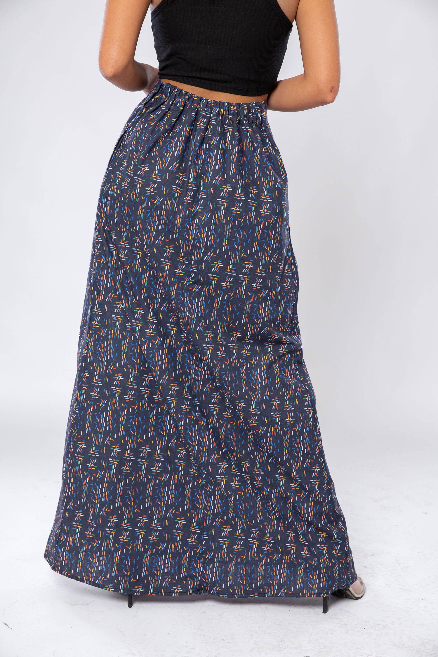 cotton printed skirt